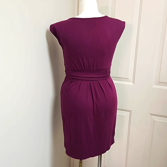LOFT Jersey Knit Crossover Dress - Picture 3 of 6